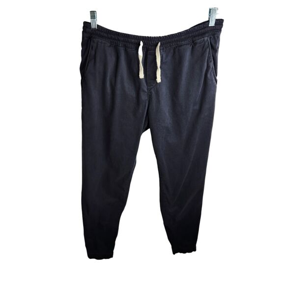 Marine Layer Mens‎ Size XL Saturday Slim Fit Jogger Pants Blue Black - Picture 1 of 9